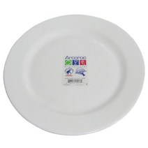 알코록 프랑스 양식 접시 특대 31cm 대형 호텔 뷔페 돈까스, 화이트