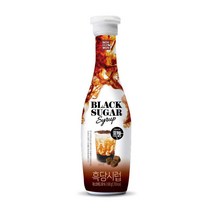 미국직구 녹차원 카페베이스시럽 가정에서 쉽게 만들 차용 흑설탕시럽 사용하기 이지 튜브타입 마스코바도 50% 만들기 이지 흑설탕라떼 (흑설탕), 수량, 상세참조