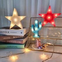 오브제 마퀴라이트 - 건전지 LED 조명, 화이트 별