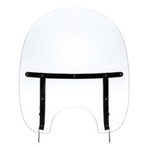 할리로드 킹 클래식 스페셜 용 오토바이 프론트 윈드 스크린 윈드 실드, 검은색