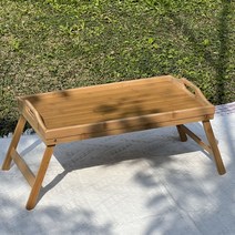 피크닉테이블 야외 캠핑 테이블 카크닉 차크닉 간이 탁자 차박용품 감성 접이식 우드트레이 소풍 침대테이블