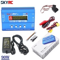 SKYRC-오리지널 iMAX B6 V2 60W 6A Lipo 배터리 밸런스 충전기 방전기 RC 자동차 드론 헬리콥터용 90W 어, 03 Collocation 3_02 US plug