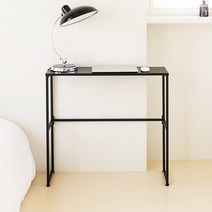 씬 1단 2단 800 콘솔 테이블 사이드 책상, 블랙
