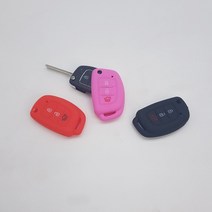에이링크 현대 자동차키 봉고3 엑센트 폴딩키케이스 실리콘 PB-S3, 1개, [블랙] 신형3버튼 폴딩키케이스