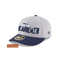 시애틀 시호크스 뉴에라 NFL 드래프트 공식 무대 위 로우 프로파일 59fifty 스냅백 볼캡