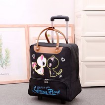 JINGHENG 보스턴백 풀로드형식 가방여성 대용량 휴대용 행가방 여햄짐 가방 단거리 남성 외출 탑승 방수, C01-중