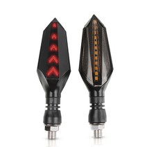 가와사키 닌자 Z125 Z300 Z400 Z650 Z750 Z800 Z900 Z1000 Z900RS Z1000SX 모터 회전 신호 표시 등 깜박임, 09 D red, 09 D red