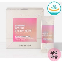 아이돌 다이어트 쉐이크 간편식 식사대용 단백질 분리유청단백 가르시니아 캄보지아 추출물 나이아신 판토텐산 비타민 함유 복부 피하 내장 지방 체지방 감소 도움 다이어트 보조제, 30g x 14포 (6박스)