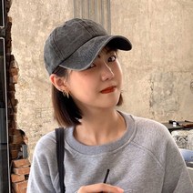 캐주얼 주말 데이트룩 남자 여자 공용 빈티지 볼캡