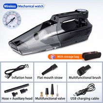 무선진공펌프 모터펌프 41 무선 휴대용 자동차 진공 청소기 120 차량용 고출력 공기 펌프 충전식, 01