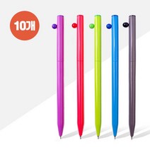 국산롤리팝볼펜 (0.7mm/1자루) X 10개 - 2022975EA, 쿠팡 빨강, 쿠팡 본상품선택
