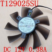 EVERFLOW HD7970 GTX680 ENGTX580 DCII T129025SU ASUS 그래픽 카드 팬, 한개옵션0
