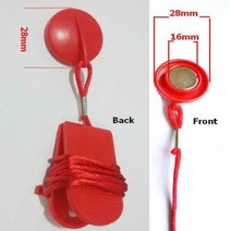 헬스용품 러닝 머신 안전 잠금 자기 스위치 피트니스 장비 체육관, 28MM+28MM