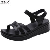 Z3JC 웨지힐 미들힐 통굽 슈즈