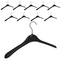 리빙선생 남여공용 정장 자켓 옷걸이, 블랙, 20개입