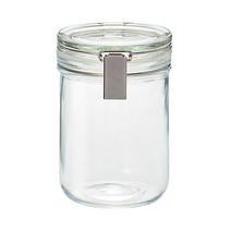 MUJI 무인양품 보관 용기 750ml 소다글래스 고무패킹, 1개