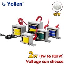 전기변압기 휴대용변압기 가정용ei 2w 전원 변압기 2va 오디오 전압 사용자 정의 220v380v110v 9v12v15v18v24v110v 이중 출력 절연 구리 diy, 380v 단일 출력, ac15v
