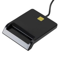 카드 리더기 메모리 usb 블랙박스 멀티 휴대용 2.0 스마트 지능형 리더 dnie atm cac ic id 은행 sim cloner 커넥터 windows linux, 협력사, 검은 색