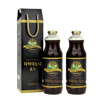 노니주스 원액 100% 타히티 노니 주스 노니차 노니 선물용 추천 발효 숙성 노니 열매 발효액 노니즙 노니효능 1000ml, 2병, 1L