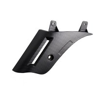 베스파 GTS300 용품 오토바이 프론트 휠 로커 쇼크 업소버 커버 GTS250 용 사이드 모조 탄소 섬유 프로텍터, matte carbon fiber