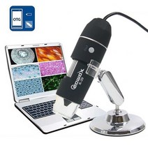1000배 디지털 현미경 학습용 연구용 USB 스마트현미경, K39 1000배 화이트+파우치