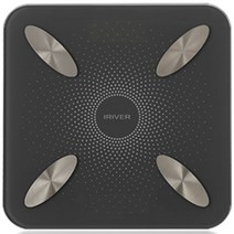 아이리버 스마트 체중계 시즌2 + 건전지 2p, SB-T250B, 차콜그레이