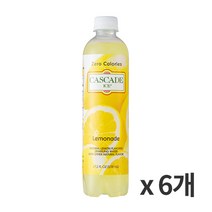 캐스케이드 스파크링 레모네이드 509ml 6개묶음, 단품, 단품