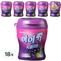 크라운 마이쮸 포도, 18개, 110g
