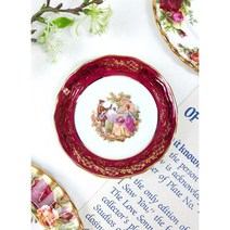 (특가) 프랑스 레드 리모지 스몰 볼 플레이트