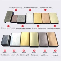 아연각관1pcs 500mm 긴 거울 로즈 골드 * 스퀘어 튜브 파이프 304 스테인레스 스틸 중공 덕트 장식 관통 구, 한개옵션0