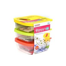 락앤락 햇쌀밥용기 밥용기 밥보관용기 320ml 3개1세트, 햇쌀밥용기320ml3p
