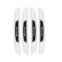 고무 자동차 문 긁힘 방지 스트립 벤츠용 AMG W108 4 개입, 03 White For AMG