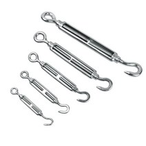 스테인레스턴버클 와이어 장력조정 길이조절 스텐 후크고리 소형 고정 M5, 1개