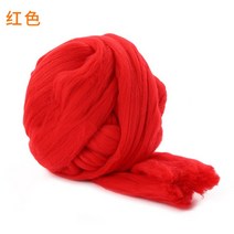 자이언트얀 벨벳 뜨개실 망고실 1kg Super Chunky Wool Yarn Arm Knitting Roving Crocheting Sewing Blank, 05 빨간