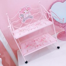 마이멜로디 핑크 책상위 책상용 굿즈 소품 선반 서랍 산리오 철제 테이블 정리대