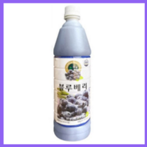 청솔 블루베리 음료베이스 / 과일원액, 835ml, 6개