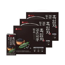 서울우유 흑임자 검은 약콩 두유 190ml x20입 x3개 고칼슘 건강한 음료 간식 사무실 회사 부모님 대용식 병원 환자용 식사, 흑임자 검은약콩 두유 190ml x20입 x3개