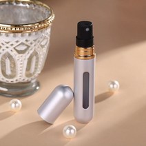 빈 향수병 공병 휴대용 샘플 스프레이 퍼퓸 팟 분무기 용기 8ml, T15-8ML 실버