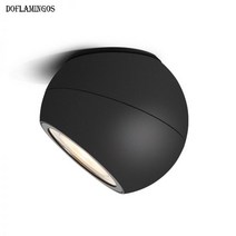 2023 모던한 원형 볼 천장 램프 조절 가능한 회전 스포트라이트 의류 12W CREE COB LED RA90 밝은 다운라이트, [02] 12W 4000K CREE LED, [02] WHITE, 02 12W 4000K CREE