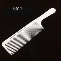 정전기 방지 플랫 헤드 커터 빗 넓은 치아 헤어컷 브러시 이발사 헤어 클리퍼, [01] Carbon Fiber Comb