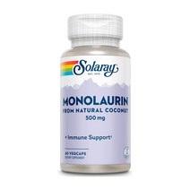 Solaray 솔라레이 모노라우린 500mg 베지 캡슐 60정