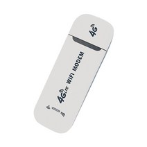 4G LTE USB 모뎀 동글 150Mbps 잠금 해제 WiFi 무선 네트워크 어댑터 노트북 용 핫스팟 라우터 UMPCs MID Deices, White