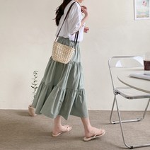 르엠마 3단 캉캉 롱치마 여름 스커트 78783(6)