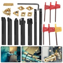 생크 선반 선삭 공구 홀더 보링 바 커터 금속 로드 카바이드 인서트 포함 8mm 12mm 16mm, 호주