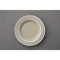 이이호시유미코 도자기접시 (3size 6colors), 포그그레이, 1개