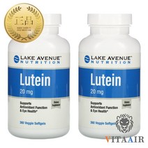 레이크에비뉴뉴트리션 루테인 효능 20mg 360캡슐, 1개