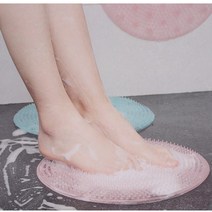 원형 클렌징 발닦이 브러쉬 발패드 발세척 풋브러쉬, 1개