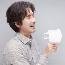 케이바이오 정준호마스크 KF94새부리형 숨편한 귀편한 연예인 일회용 컬러 마스크 대형 50매, 5매입개별포장(50매), 화이트