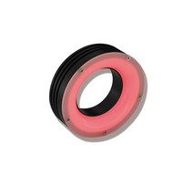 호환가능 플라스틱 병 문자 인식용 LED 머신 비전 링 광원 HXA60D74R2R-24V 모델, 04 빨간
