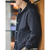 남성 자켓 마운틴 네이비 후드 패딩 기모 하프 코트 가을 겨울 FXTS2207828